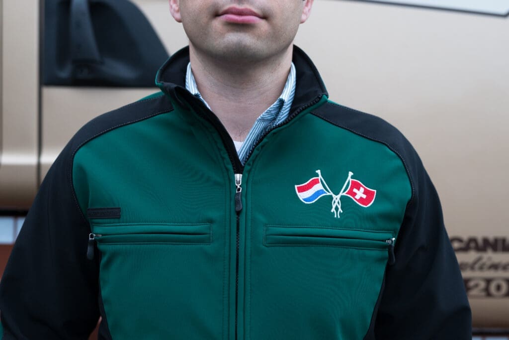 Kleding voor de chauffeurs, als voor het personeel in de garage en de kantoormedewerkers